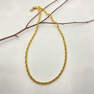John Wind Maximal Art 18" Gold-Tone Rope Necklace